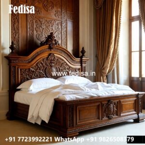 Traditional King Size Classic Bed Design No-2147