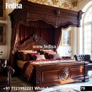 Beautiful Wooden Classic Bed Design No-2167