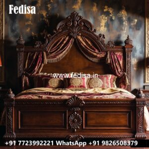 High End Wooden Classic Bed Design No-2218