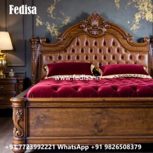 Master Bedroom Royal Bed Design No-2238