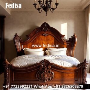 Stylish Royal Bedroom Furniture Design No-2248
