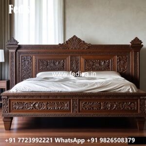 Classic Bed Design for Rich Bedroom No-2288