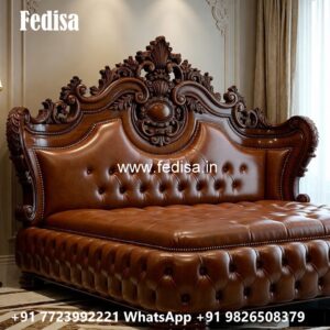 Luxury Classic Bed Design for Flats No-2298