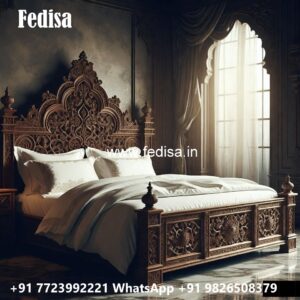 Royal Interior Bedroom Bed Design No-2322