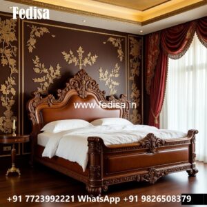 Amazing Elegant Bedroom Bed Design No-2330