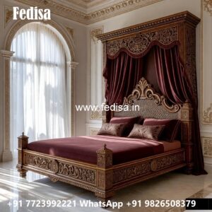 Premium Royal Wooden Bed Collection No-2389