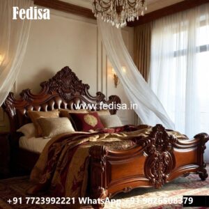 Rich Interior Bedroom Wooden Furniture No-2396