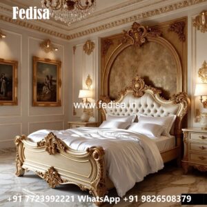 Stylish Decorative Wooden Bed Collection No-2414