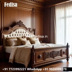 Amazing Wooden Royal Bedroom Inspiration No-2420