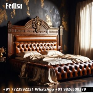 Beautiful Royal Bed Design for Couples No-2510