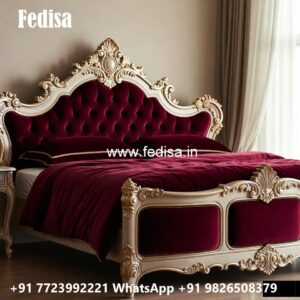 Luxury Bed Design with Upholstered Headboard No-2558