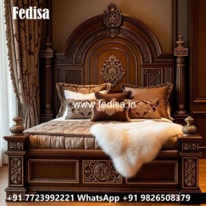 Beautiful Luxury Bed Design with LED Lighting No-2561