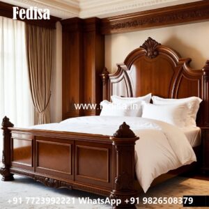 Stylish Wooden Luxury Bed Design Inspirations No-2583