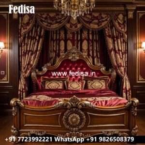 Elegant Luxury Bed Design with Decorative Panels No-2592