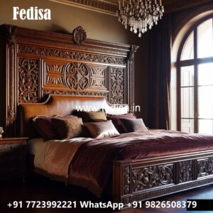 Elegant Wooden Luxury Bed Design Concepts No-2604