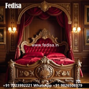 Luxury Bed Design with Soft Fabric Upholstery No-2605