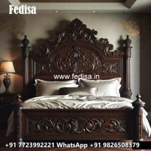 Luxury Bed Design with Artistic Bedroom Beauty No-2609