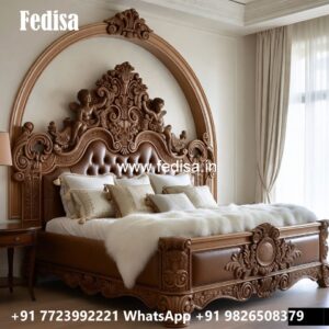 Premium Wooden Luxury Bed Design for Bedrooms No-2613