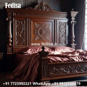 Luxury Bed Design with Elegant Bedroom Aesthetics No-2616