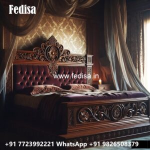 Luxury Bed Design with Contemporary Bedroom Decor No-2623