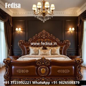 Luxury Bed Design with Contemporary Upholstered Style No-2641