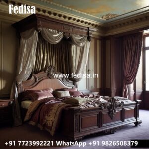 Elegant Luxury Bed Design with Gold Accents No-2662