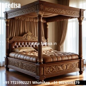 Luxury Bed Design with Artistic Modern Patterns No-2682