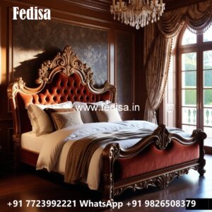 Elegant Luxury Bed Design with Modern Upholstery No-2692