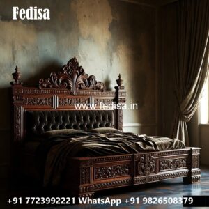 Modern Luxury Bed Design with Artistic Finish No-2694