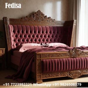 Modern Luxury Bed Design with Royal Elegance No-2707