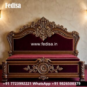 Elegant Luxury Bed Design with Artistic Carving No-2743