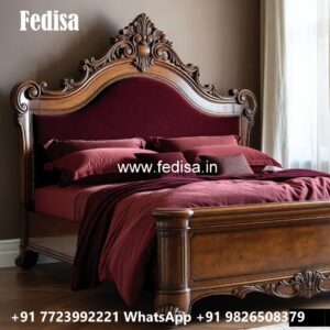 Luxury Bed Design with Premium Velvet Upholstery No-2751