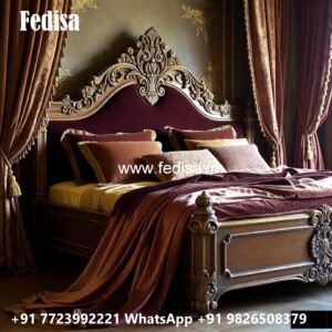Luxury Bed Design with Artistic Bedroom Elegance No-2772