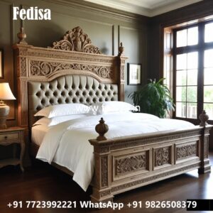 Stylish Luxury Bed Design with Modern Luxury Theme No-2781