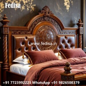 Premium Luxury Bed Design with Royal Upholstery No-2784