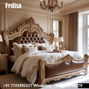 Modern Luxury Bed Design with Elegant Minimalist Appeal No-2788