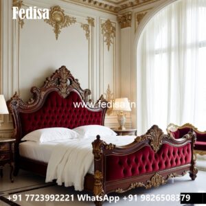 Elegant Luxury Bed Design with Decorative LED Features No-2832