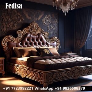 Luxury Bed Design with Contemporary Designer Upholstery No-2836