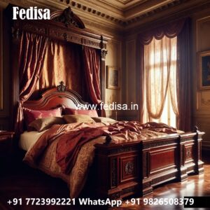 Designer Bed Design for Luxury Bedroom Decor No-2858