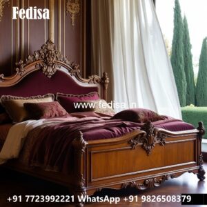 Wooden Bed Design with Storage and Style No-2859