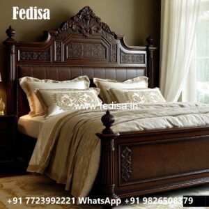 Modern Bed Design with LED Headboard No-2872