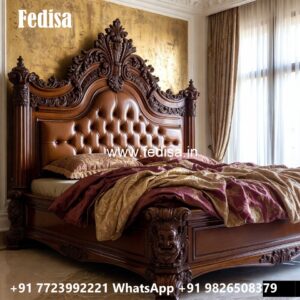 Designer Wooden Bed Design for Premium Homes No-2880