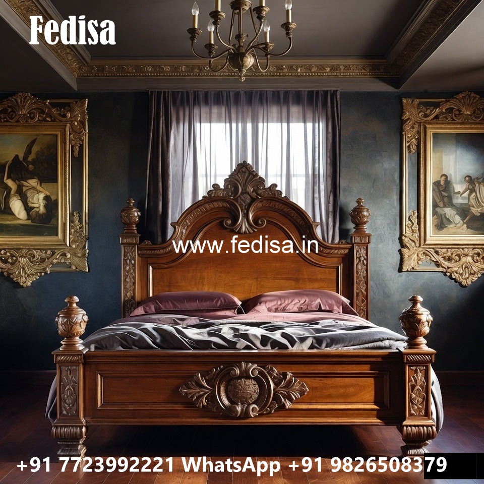 Antique Classic Bed Design Trends 2029 No-2906