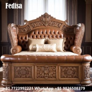 Luxury King Classic Bed Design Photos No-2931