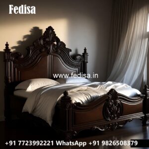 Fancy Classic Bed Design for Bedroom No-2934
