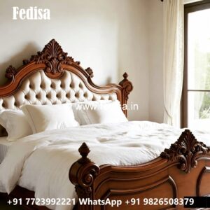 Beautiful Carved Classic Bed Design No-2942