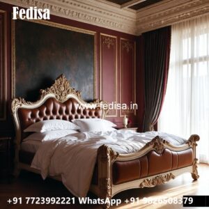 Unique Wooden Classic Bed Design No-2965