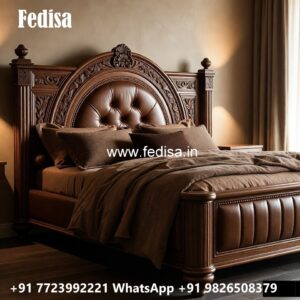 Antique Wooden Classic Bed Design No-2981