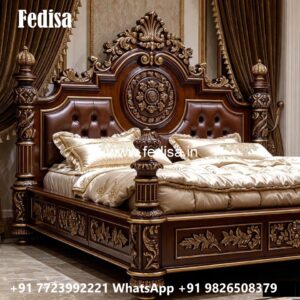 Modern Antique Classic Bed Design No-2996