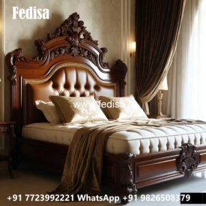 Unique Bedroom Classic Bed Design No-3036